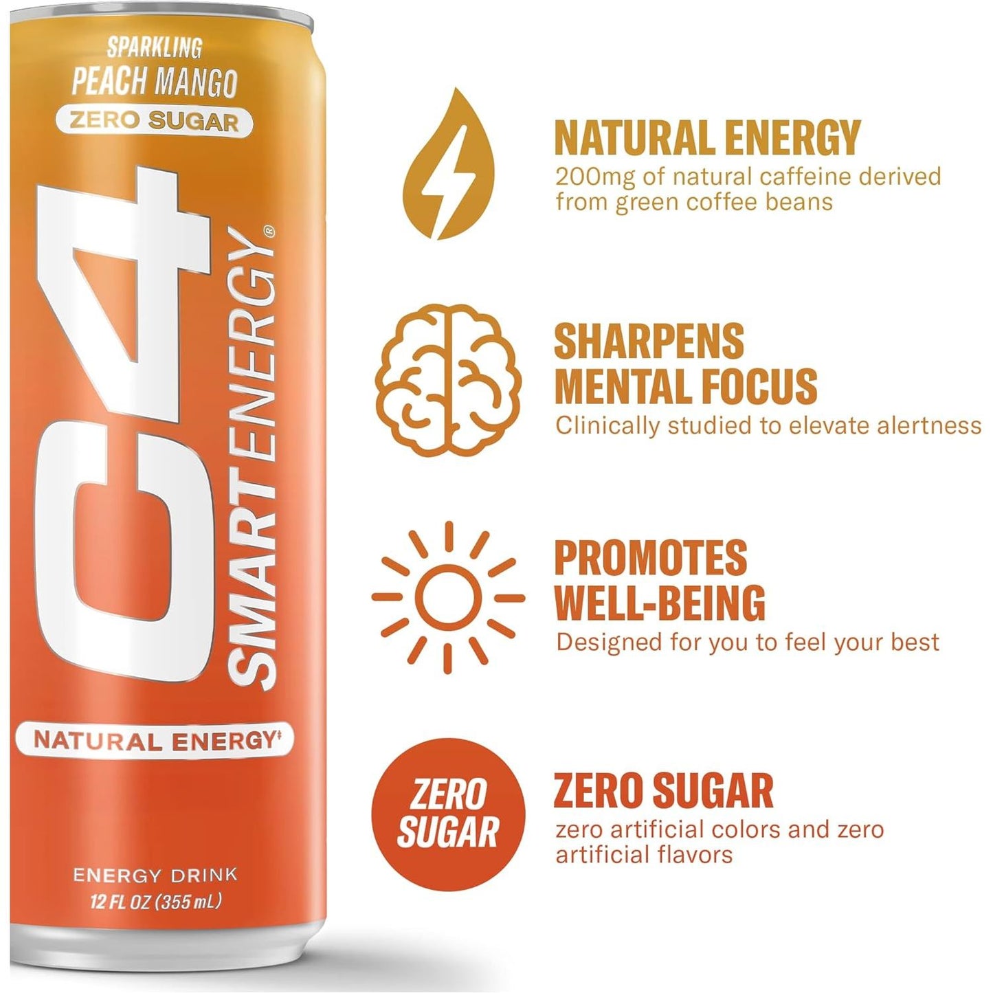 C4 Energy Smart Bebida Pack 12 Latas