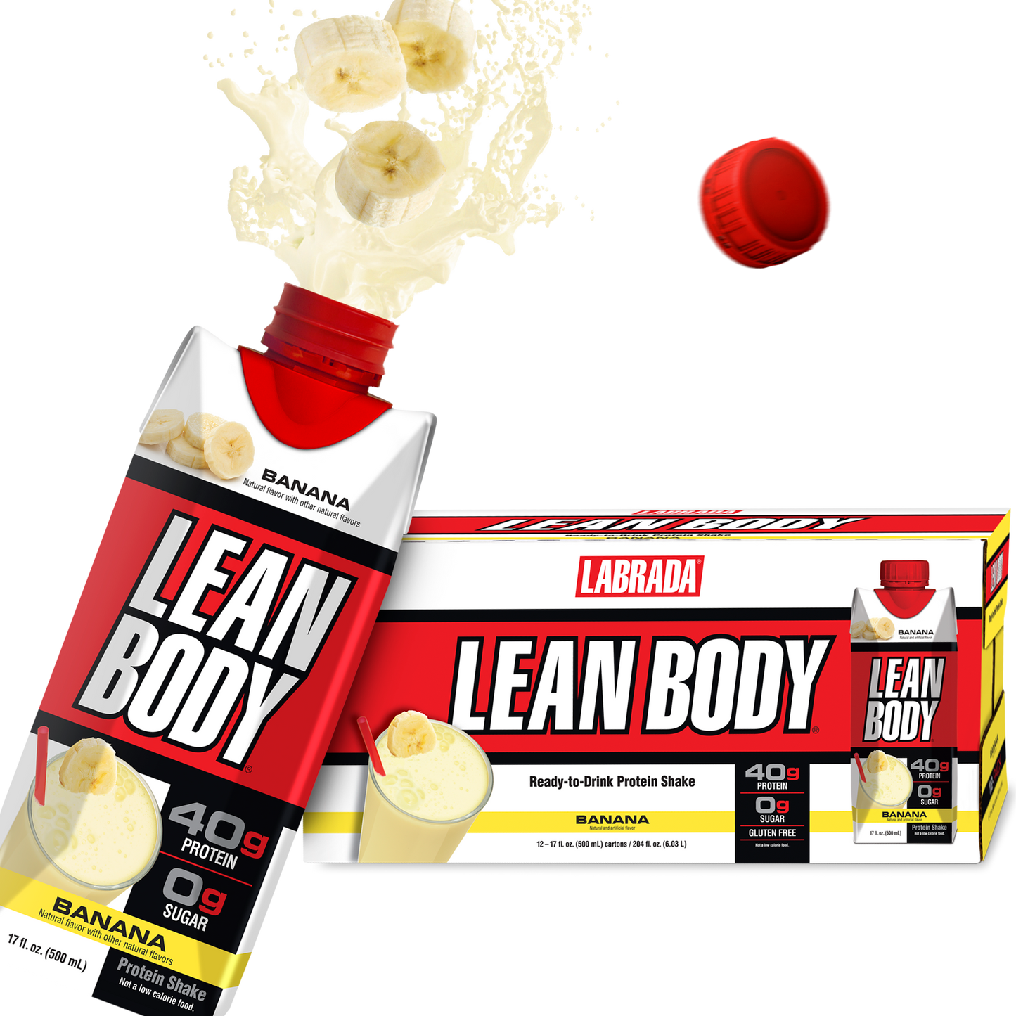 Lean Body Ready Bebida De Proteína 12 Pack 17 Oz