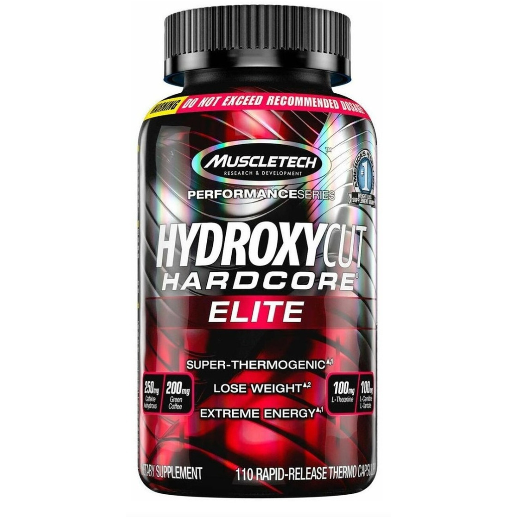 Hydroxycut Hardcore Elite 110 Cápsulas - Suplefit Mx