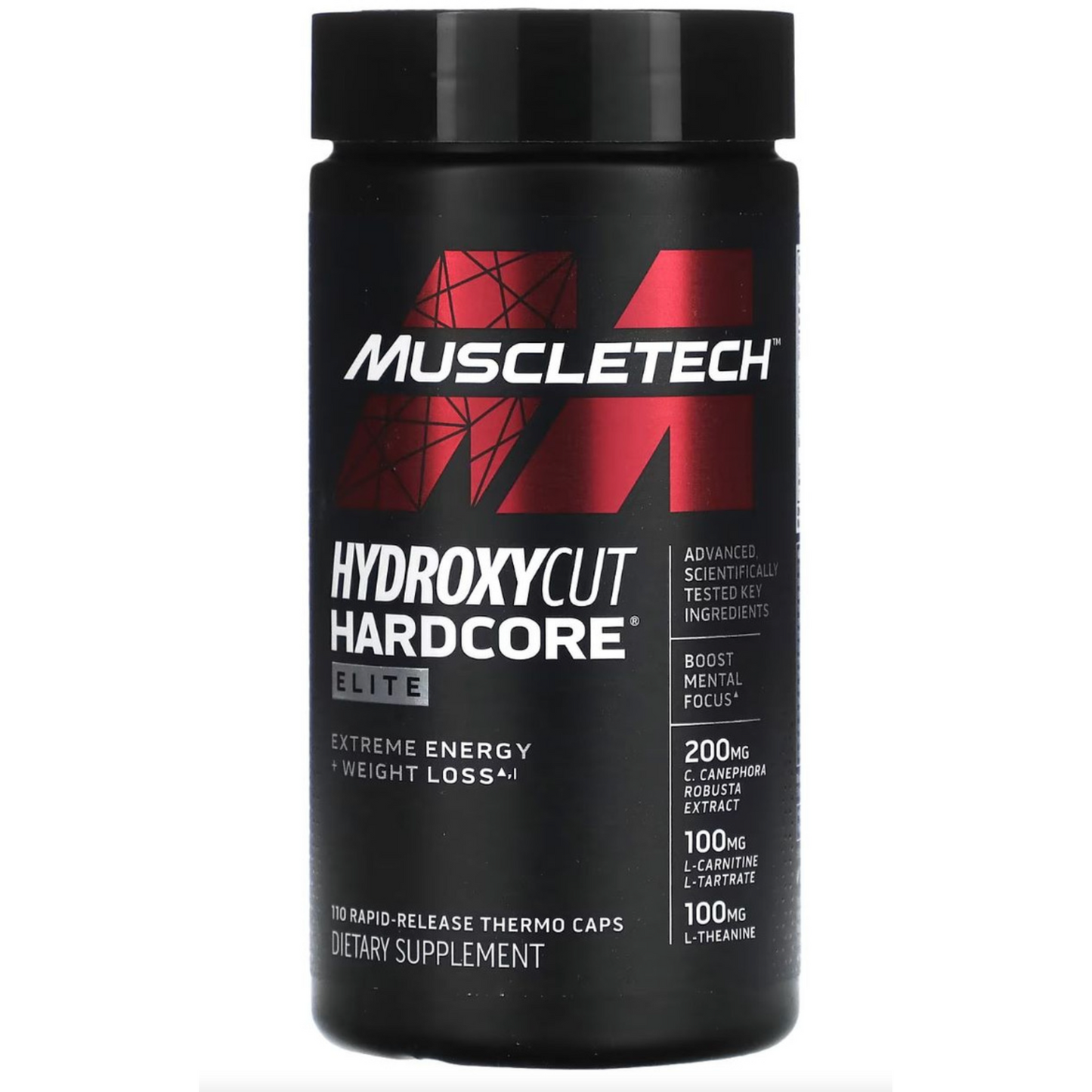 Hydroxycut Hardcore Elite 110 Cápsulas - Suplefit Mx