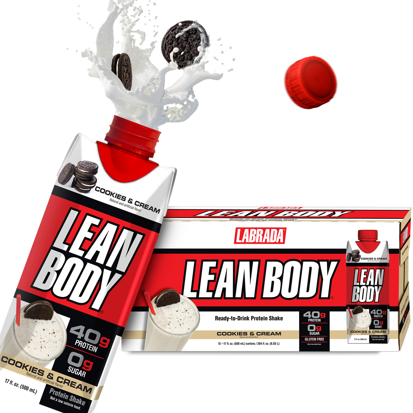 Lean Body Ready Bebida De Proteína 12 Pack 17 Oz