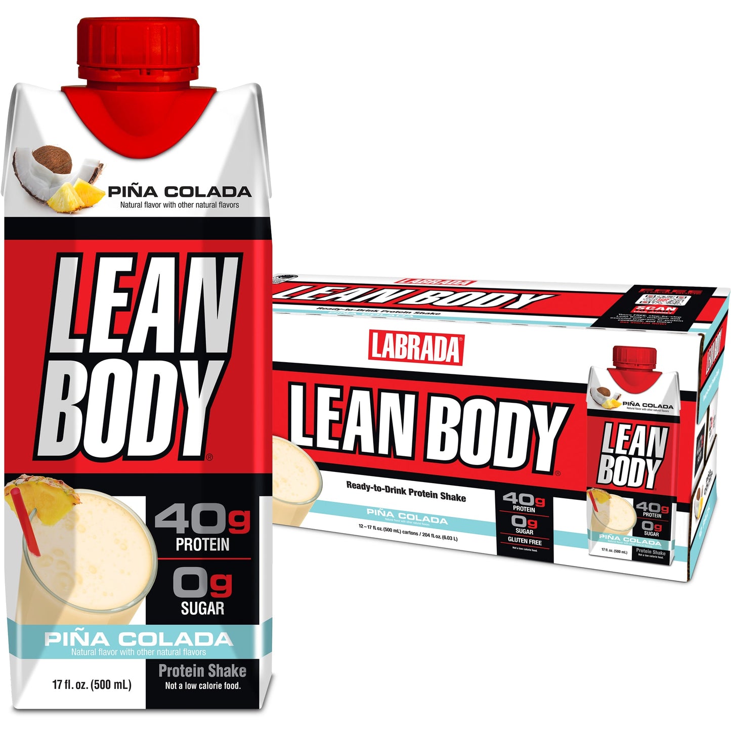 Lean Body Ready Bebida De Proteína 12 Pack 17 Oz