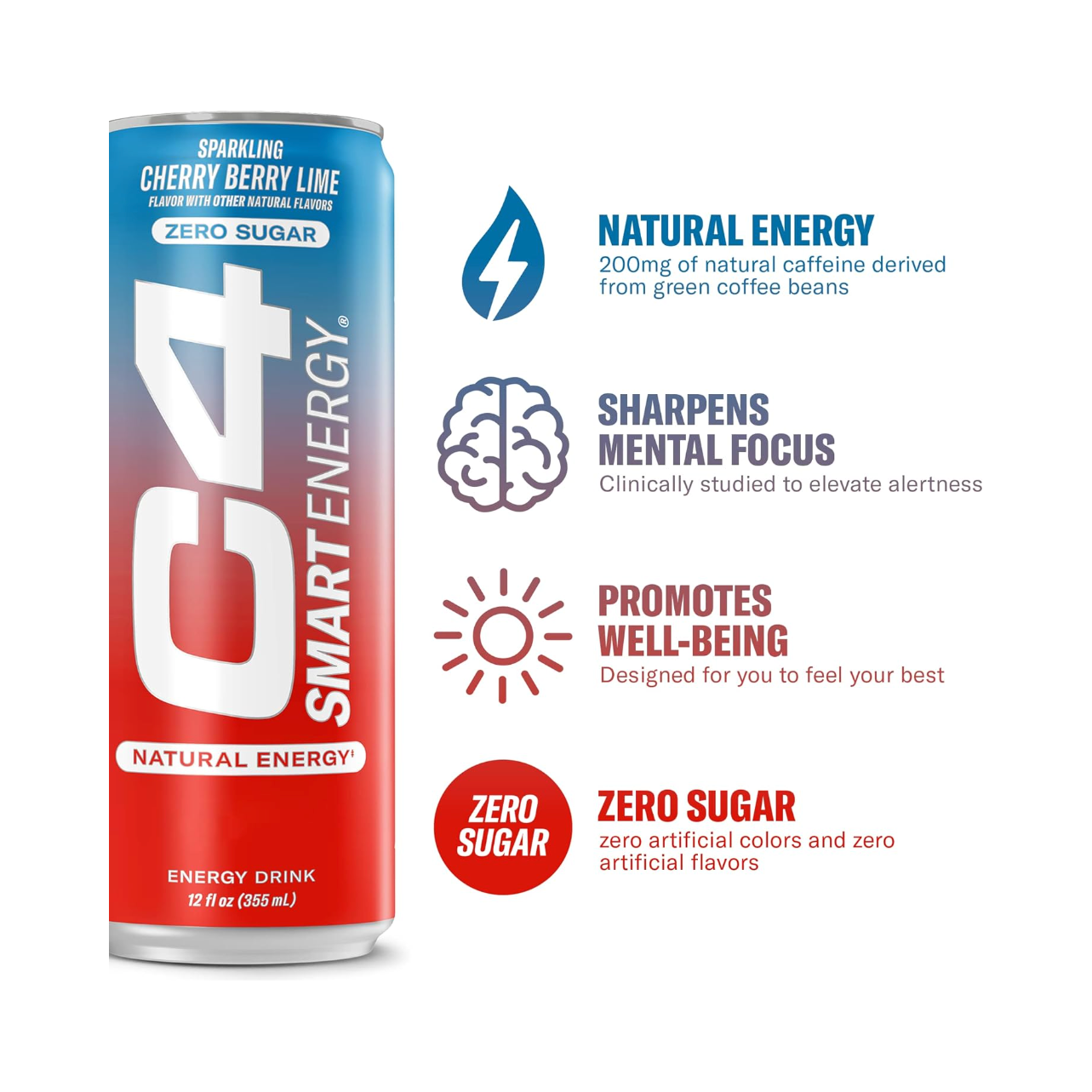 C4 Energy Smart Bebida Pack 12 Latas