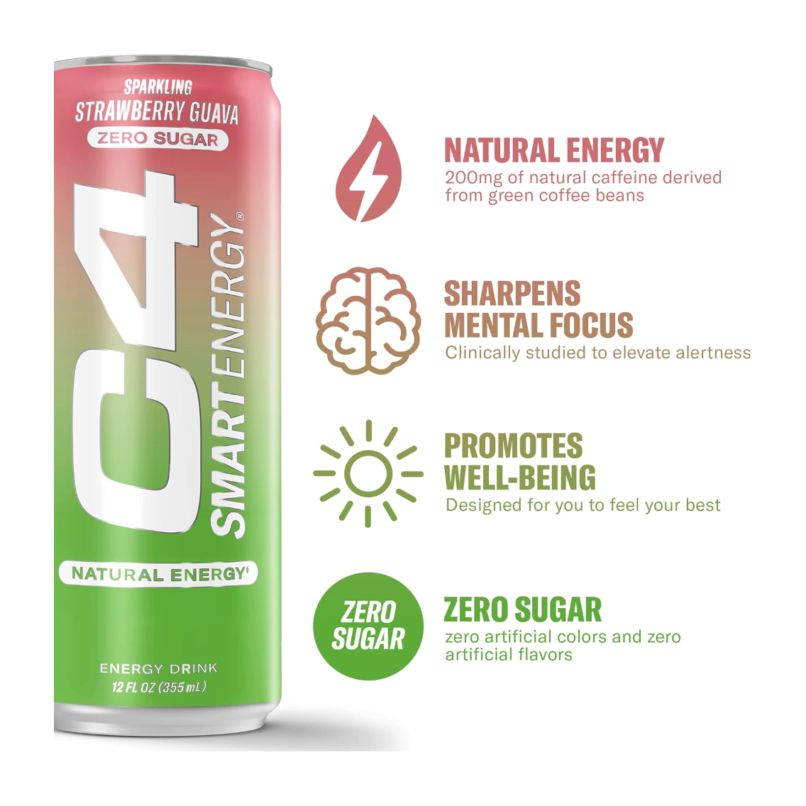 C4 Energy Smart Bebida Pack 12 Latas