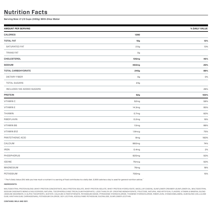 Super Mass Gainer 6lb