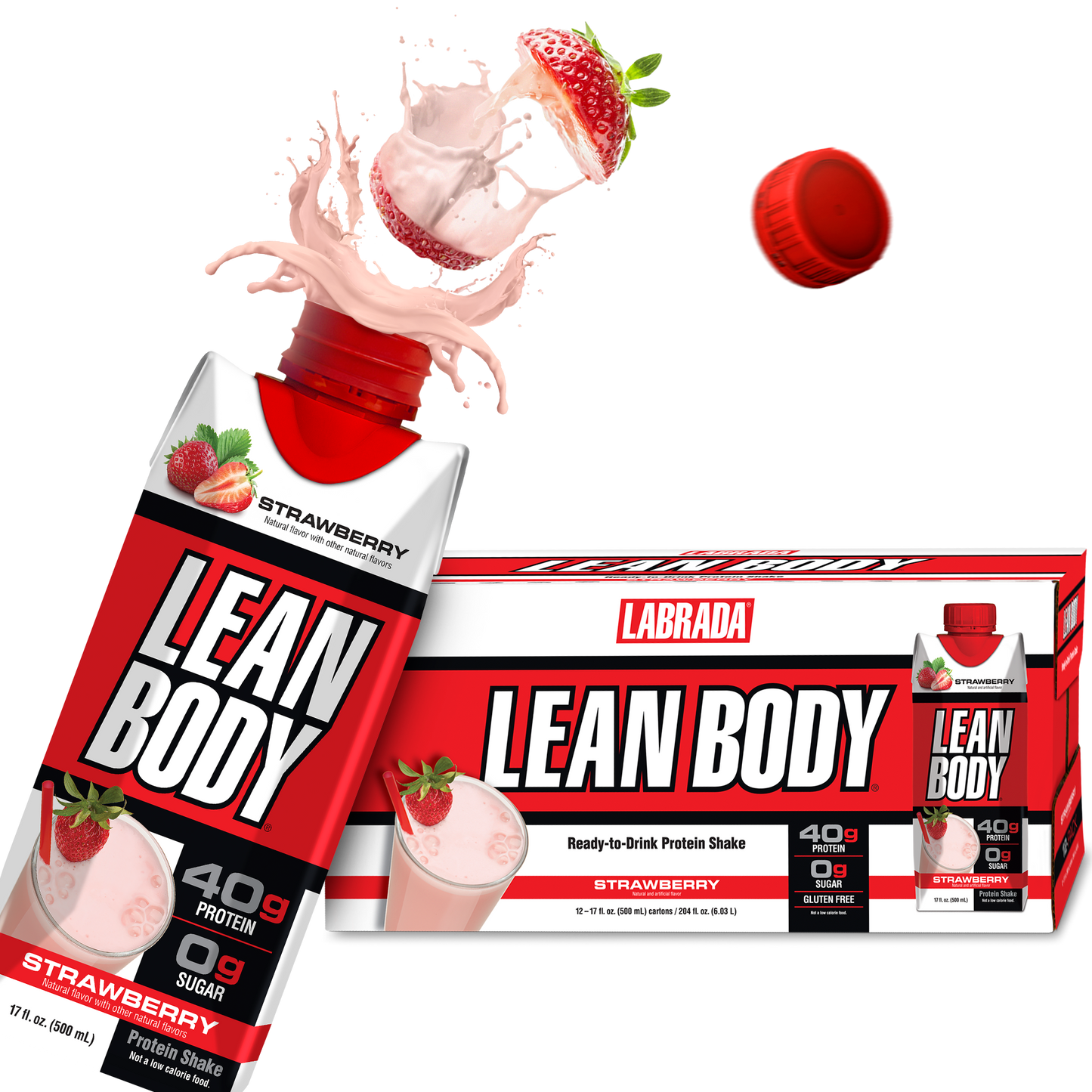 Lean Body Ready Bebida De Proteína 12 Pack 17 Oz