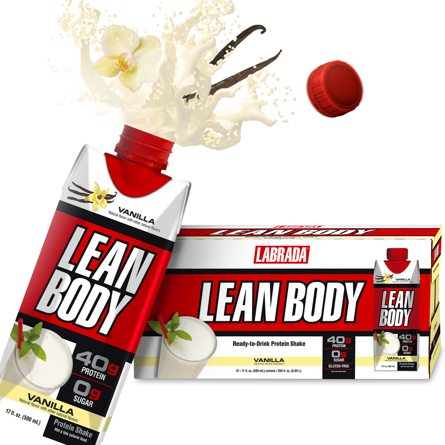 Lean Body Ready Bebida De Proteína 12 Pack 17 Oz