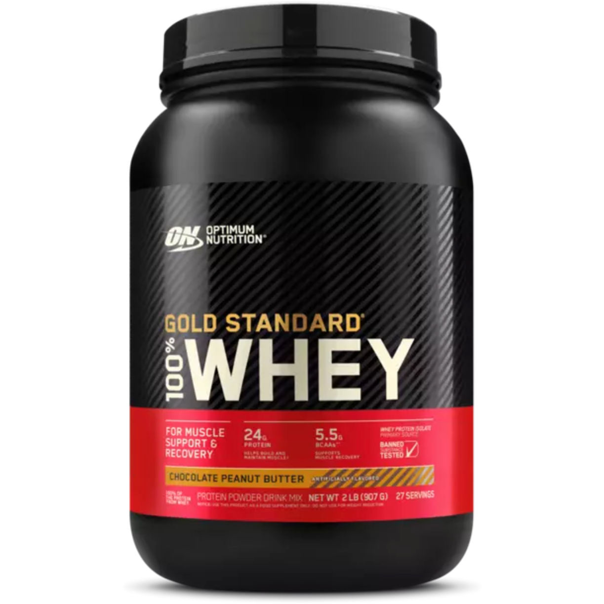 100% Whey Gold Standard 2LB - Suplefit Mx