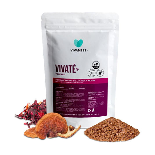 Vivaté Té Herbal Jamaica Y Moras 7 Piramides De Té