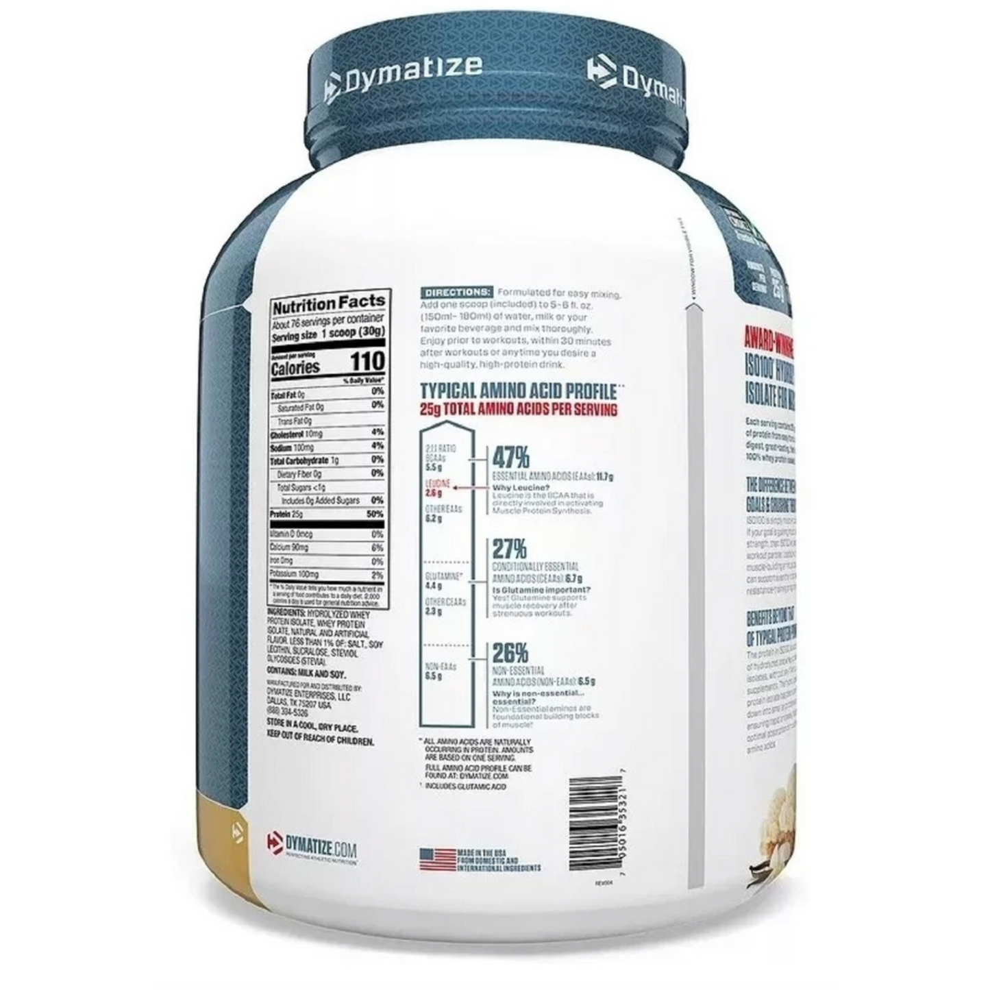 ISO 100 Hydrolized 5LB - Suplefit Mx