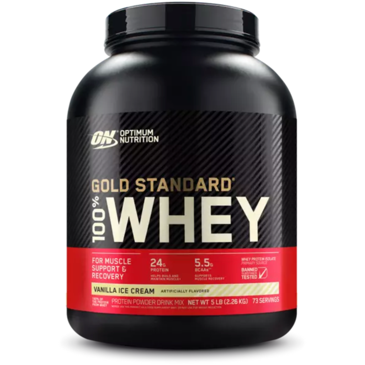 100% Whey Gold Standard 5LB - Suplefit Mx