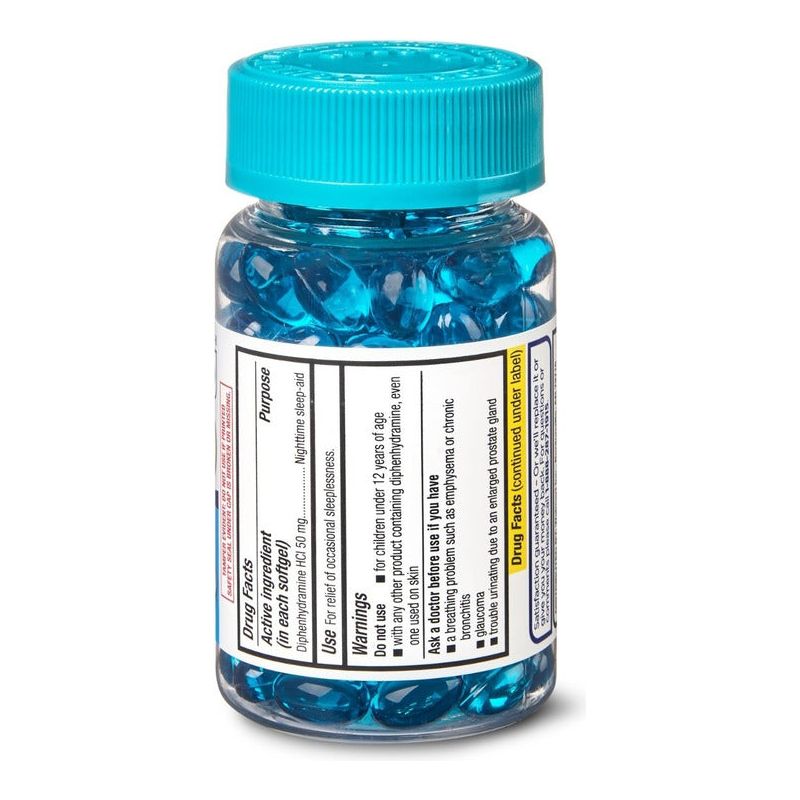 Difenhidramina 50 Mg Sueño Máximo Y Rápido 100 Caps Sfs S3 - Suplefit Mx