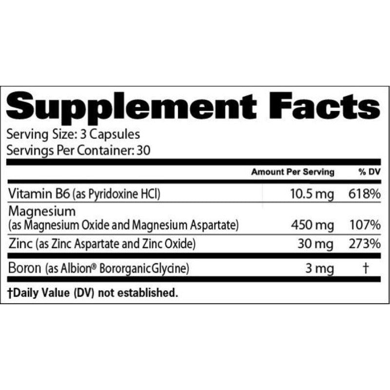 Vitaminas Gat Zmag-t 90 Caps Zinc/magnesio/vit B6 Sf M4 - Suplefit Mx