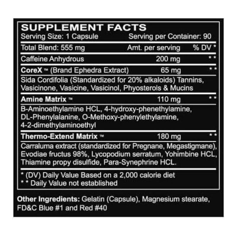 Innovative Black Mamba Hyperrush 65mg Ephedra 90cap Lpv He1 - Suplefit Mx