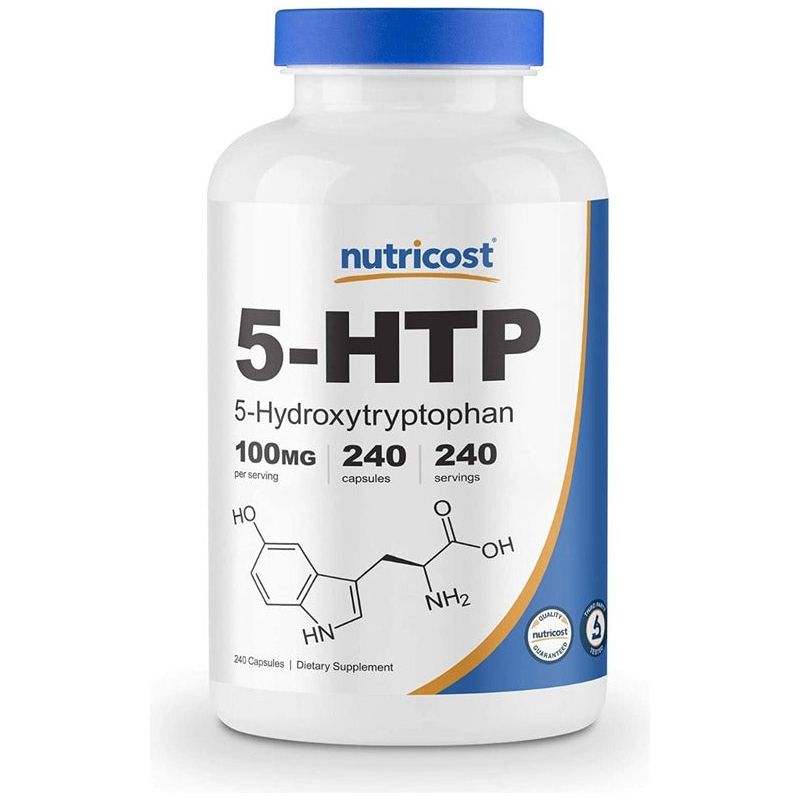 5 H T P Htp Premium Maxima Potencia 100mg 240 Capsulas Eg H8 - Suplefit Mx