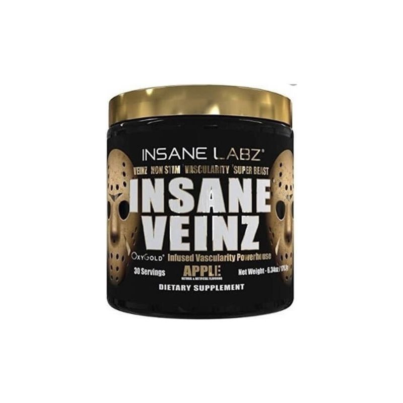 Insane Labz Insane Veinz Gold 30 Serv Pre Entreno Dlc P5 - Suplefit Mx