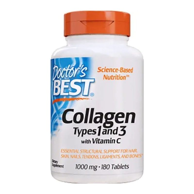 Colageno Hidrolizado 1 Y 3 + Vit C 180 Tabletas 1000mg C12 - Suplefit Mx