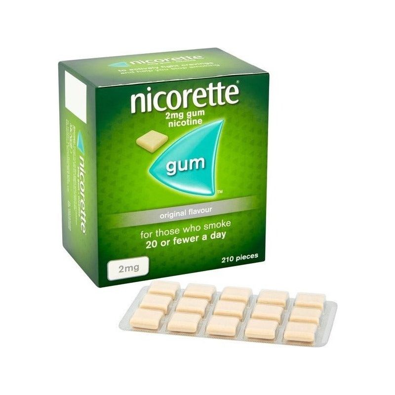 Chicles Nicorette 210 Piezas Nicotina 2mg Dejar De Fumar F9 - Suplefit Mx