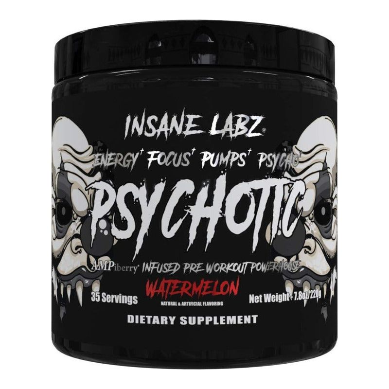 Pre Entreno Insane Labz Psychotic Black 35 Serv Dlc P8 - Suplefit Mx