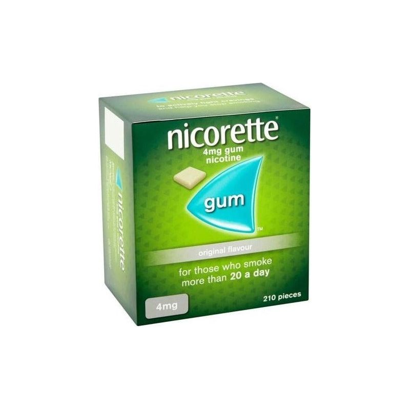 Chicles Nicorette 210 Piezas Nicotina 4mg Dejar De Fumar F10 - Suplefit Mx