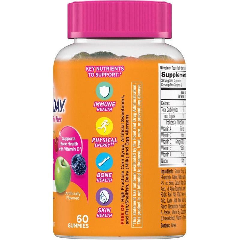 Multivitaminico Adolescentes Jovenes Vitamina 60 Gomitas V31 - Suplefit Mx