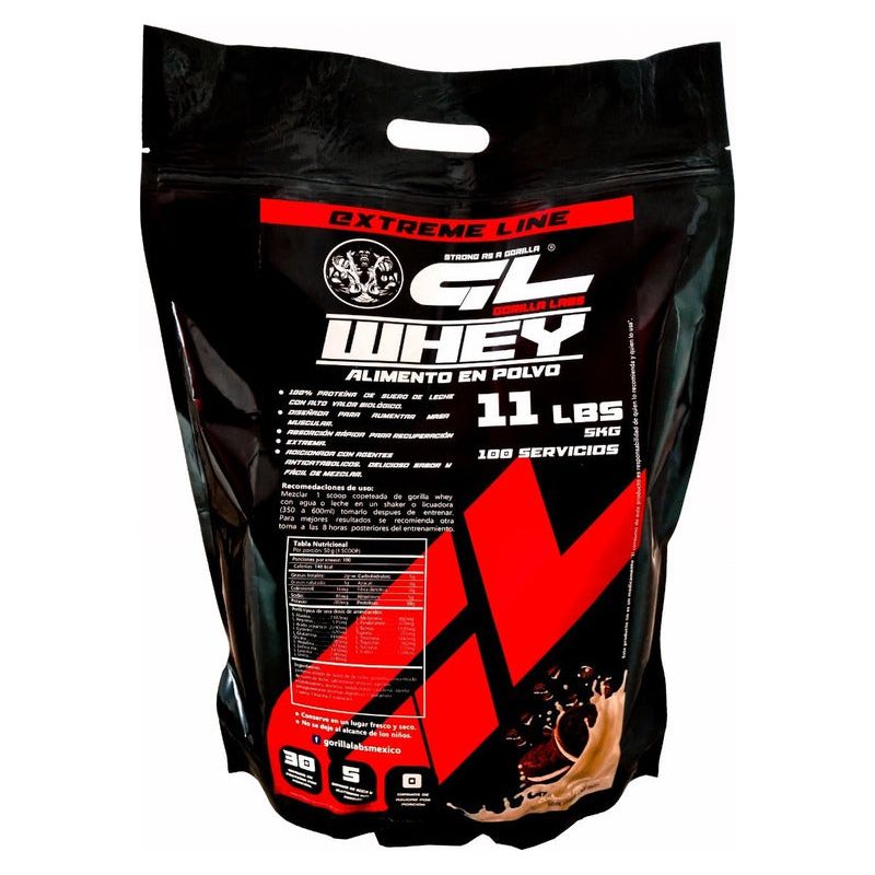 Proteina Whey 11lb Gorilla Labs - Suplefit Mx